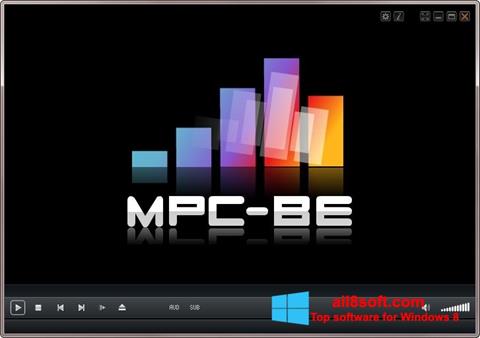 Petikan skrin MPC-BE untuk Windows 8