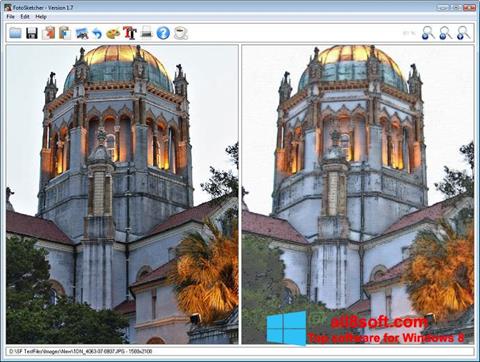 Petikan skrin FotoSketcher untuk Windows 8