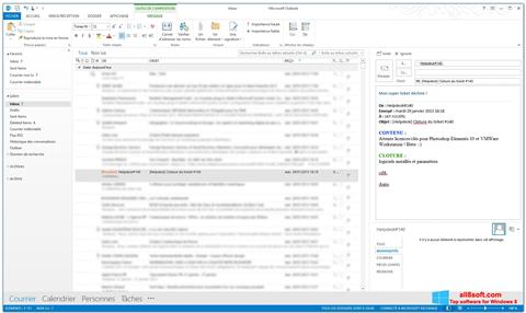 Petikan skrin Microsoft Outlook untuk Windows 8