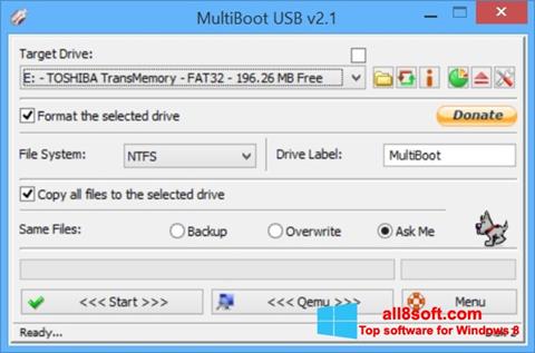 Petikan skrin Multi Boot USB untuk Windows 8