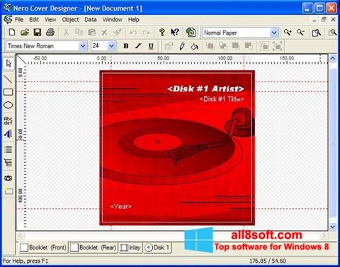 Petikan skrin Nero Cover Designer untuk Windows 8
