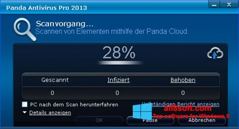 Petikan skrin Panda Antivirus Pro untuk Windows 8