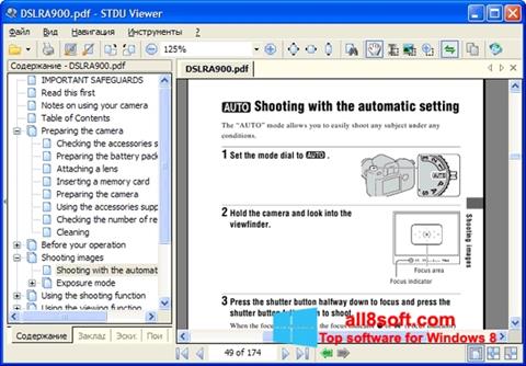 Petikan skrin STDU Viewer untuk Windows 8