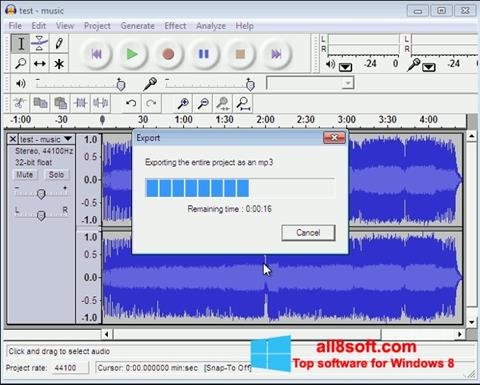 Petikan skrin Lame MP3 Encoder untuk Windows 8