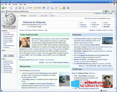 Petikan skrin Internet Explorer untuk Windows 8