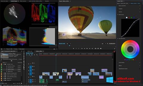 Petikan skrin Adobe Premiere Pro untuk Windows 8