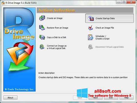 Petikan skrin R-Drive Image untuk Windows 8