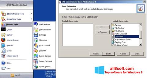 Petikan skrin ERD Commander untuk Windows 8