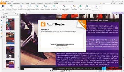 Petikan skrin Foxit Reader untuk Windows 8
