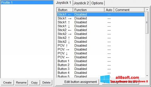 Petikan skrin JoyToKey untuk Windows 8