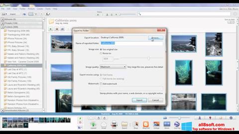 Petikan skrin Picasa untuk Windows 8