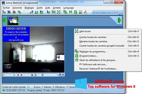 Petikan skrin Active WebCam untuk Windows 8
