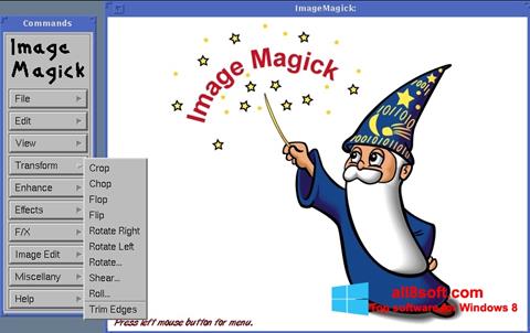 Petikan skrin ImageMagick untuk Windows 8