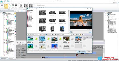 Petikan skrin VSDC Free Video Editor untuk Windows 8