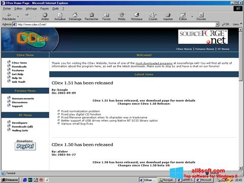 Petikan skrin CDex untuk Windows 8