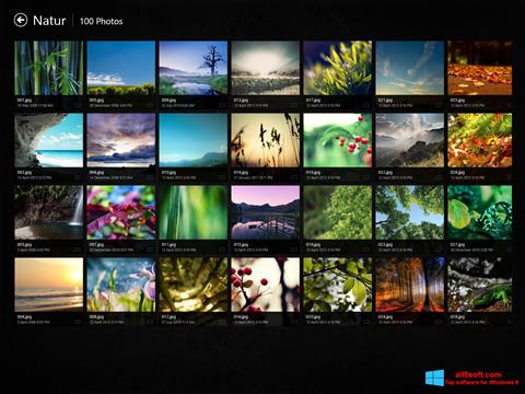 Petikan skrin Picasa Photo Viewer untuk Windows 8